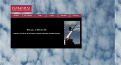 Desktop Screenshot of filtrator.se