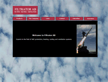 Tablet Screenshot of filtrator.se